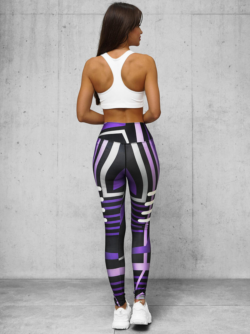 Leggings para mujer violeta OZONEE O/D0010Z