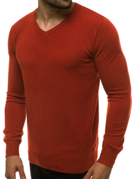 Jersey de hombre camel oscuro OZONEE TMK/YY03/10