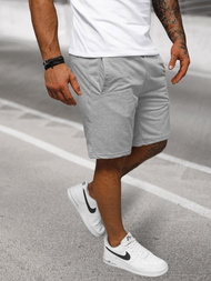 Pantalón corto de hombre gris OZONEE JS/8K100/2Z