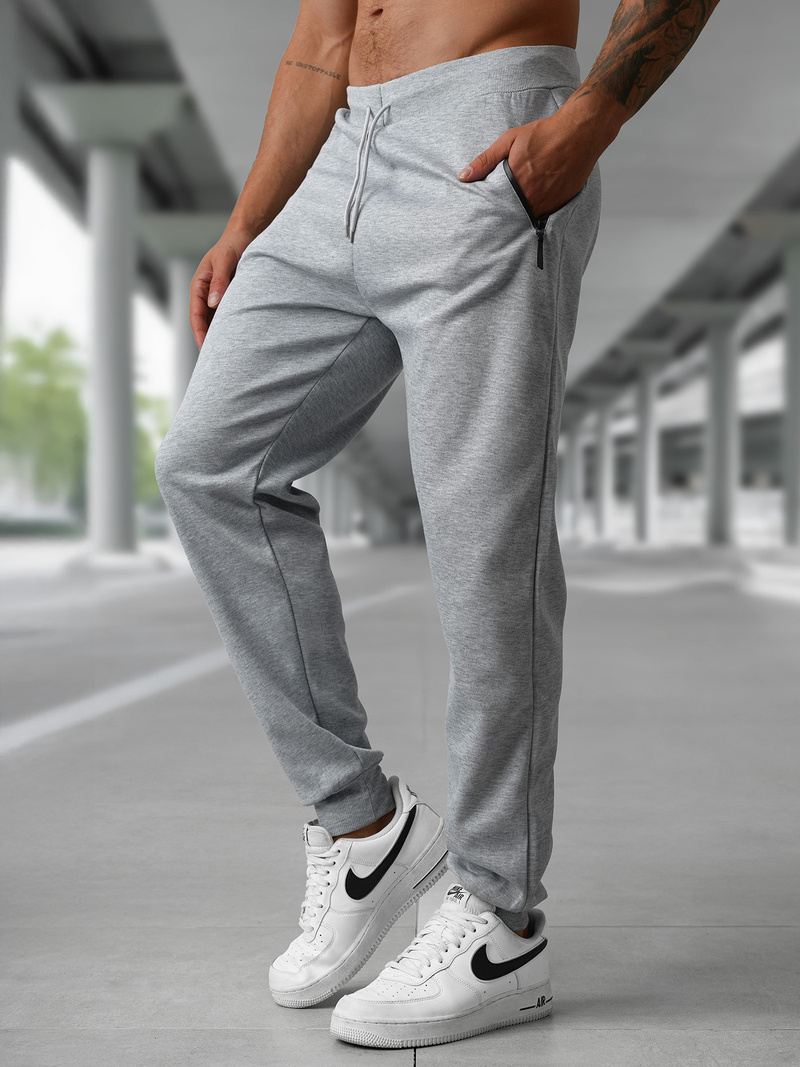Pantalón de chándal de hombre gris OZONEE JS/15K1835/2