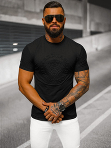 Camiseta de hombre negras OZONEE NB/MT3056Z