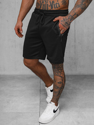 Pantalón corto de hombre negras OZONEE JS/17K532/3