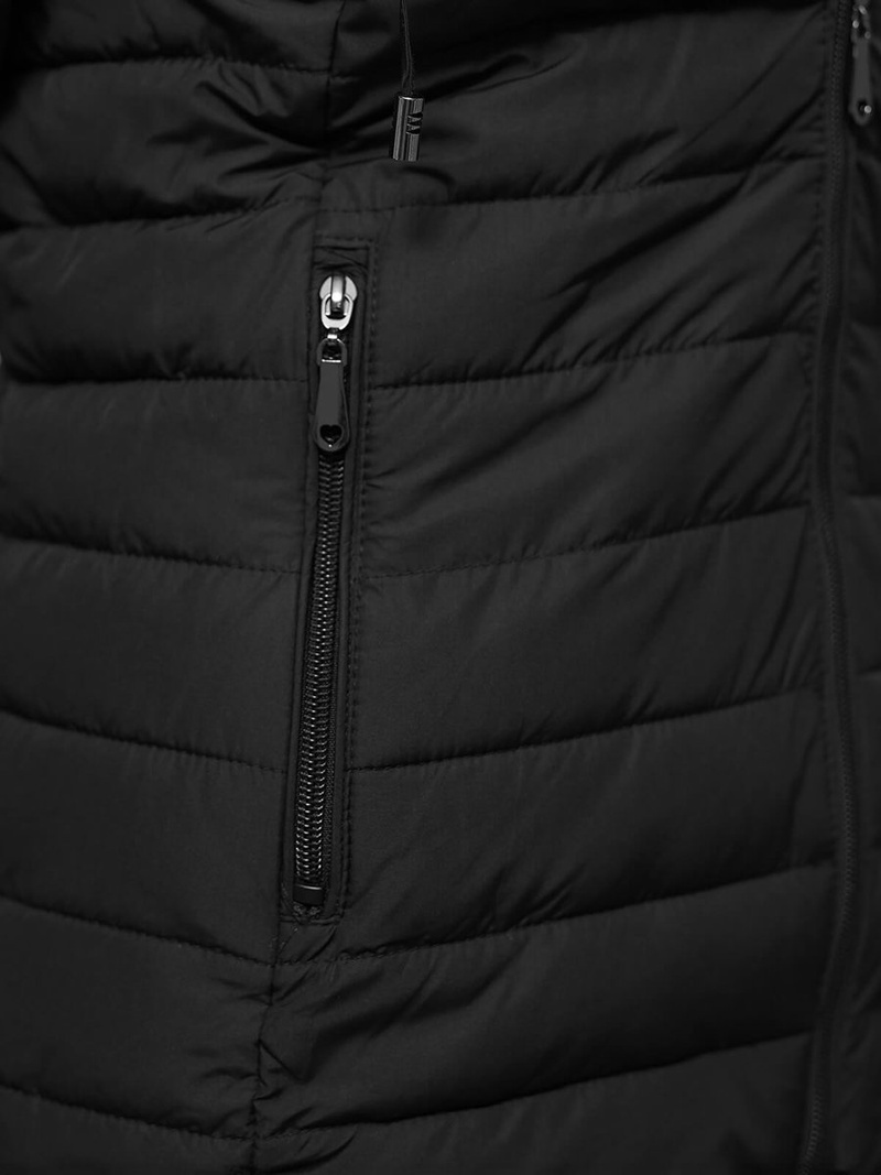 Chaqueta de mujer negra OZONEE JS/16M9103/392