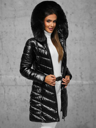 Chaqueta de mujer negro OZONEE JS/16M9100/392