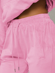 Chándal velour de mujer de rosa en polvo OZONEE O/8C1175/38Z