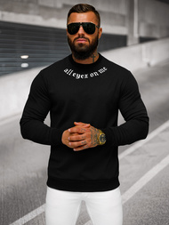 Sudadera de hombre negra OZONEE O/P2027