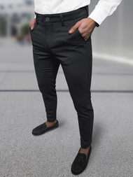 Pantalón chino de hombre negras OZONEE DJ/5526