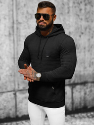 Sudadera de hombre negra OZONEE O/TB2272
