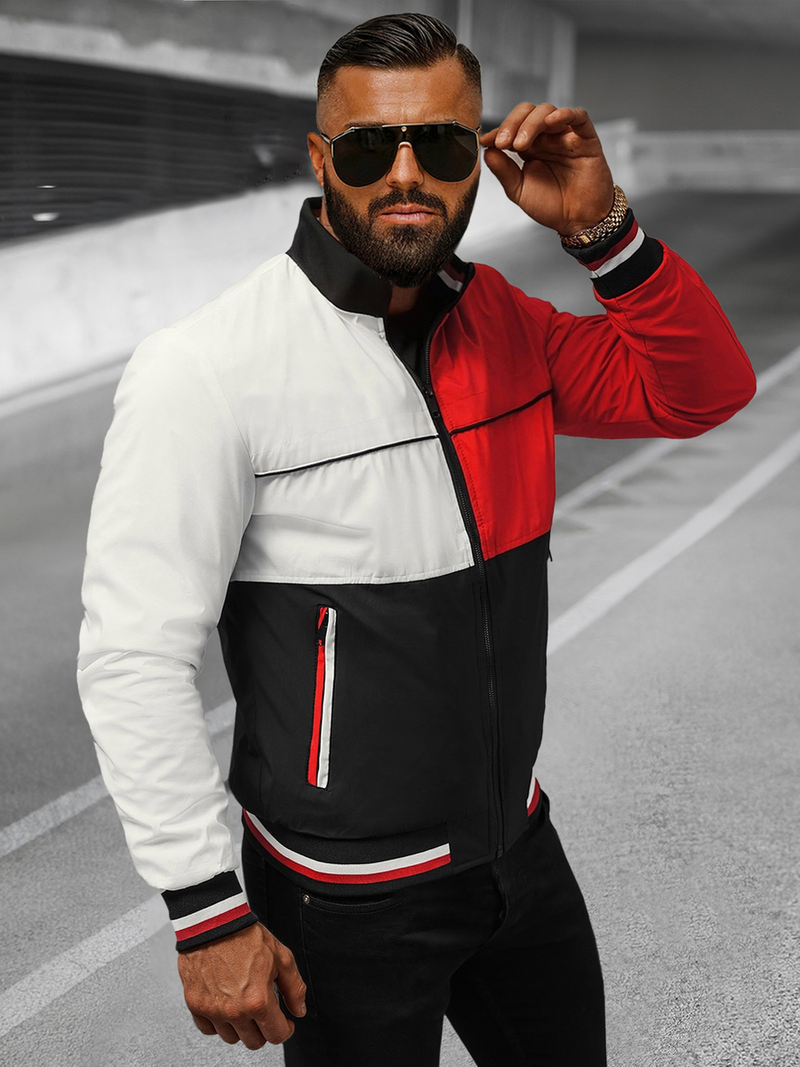 Chaqueta de hombre negra OZONEE JS/84M3003/392