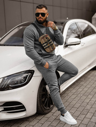 Chándal de hombre grafito OZONEE JS/68C10385/5Z