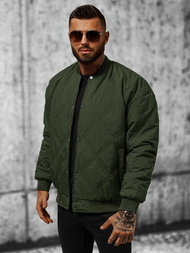 Chaqueta de hombre verde OZONEE JS/84M3020/136