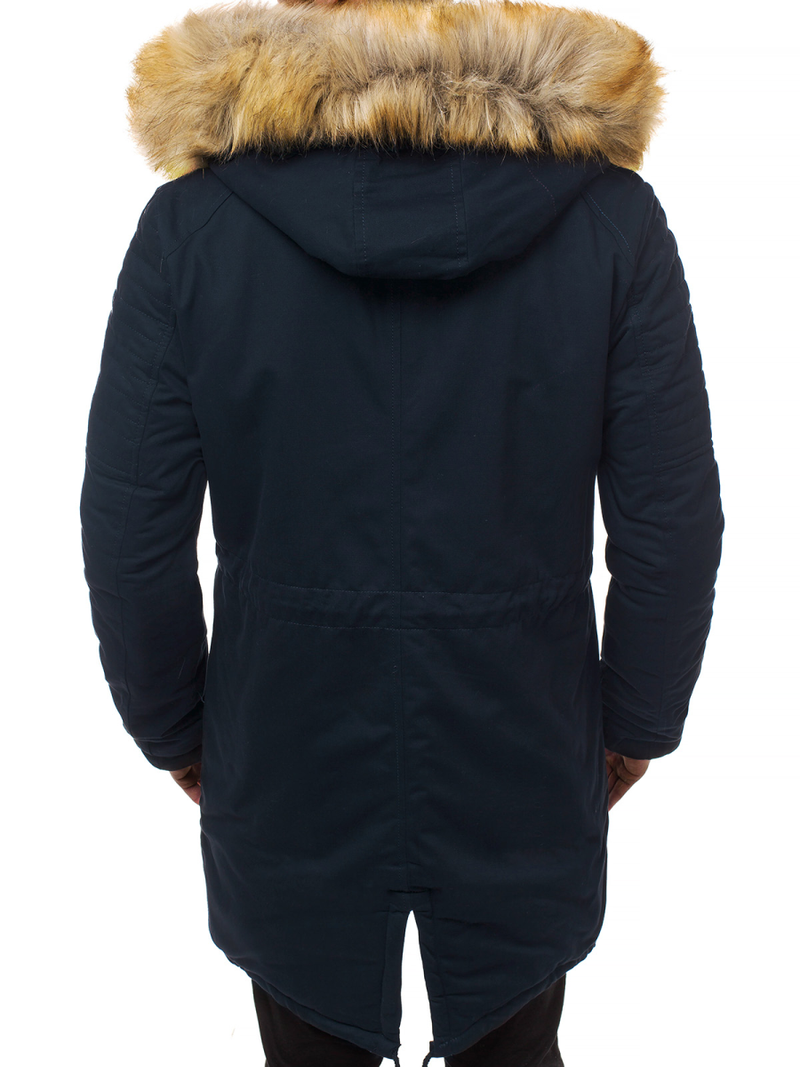 Chaqueta de invierno de hombre azul marino OZONEE JD/390