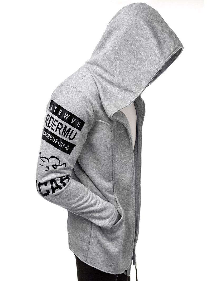 Sudadera de hombre gris OZONEE A/11110Z