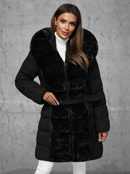 Chaqueta de mujer negra OZONEE JS/5M3158/392