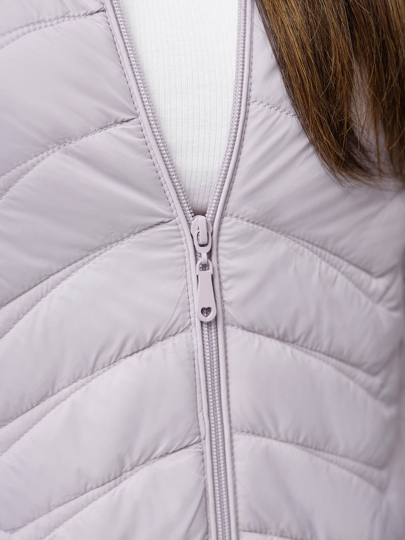 Chaqueta de mujer violeta claro OZONEE JS/16M9238/35