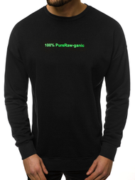 Sudadera de hombre negra OZONEE MACH/3149