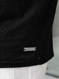 Camiseta de hombre negras OZONEE O/QQ1386