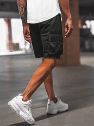 Pantalón corto de hombre negras OZONEE O/WW20015/1