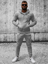 Chándal de hombre gris OZONEE JS/XW2008