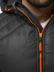 Chaqueta de hombre grafito OZONEE JS/KS2001K