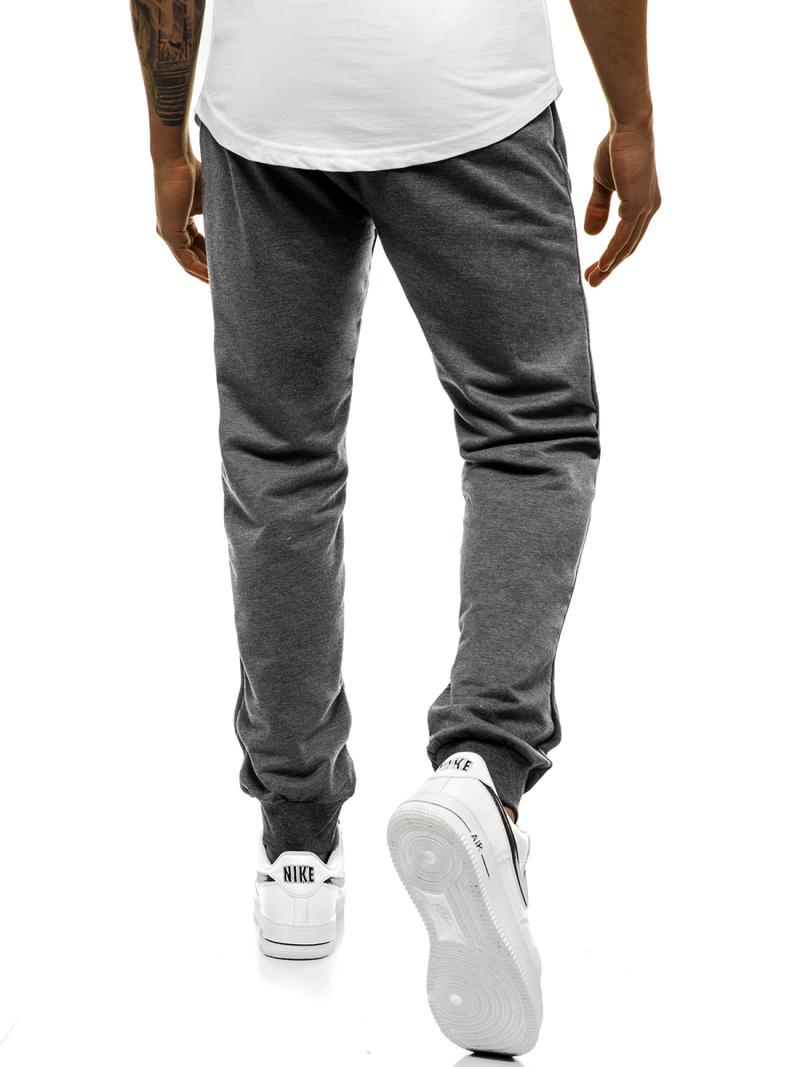 Pantalón de chándal de hombre gris oscuro JS/XW003S