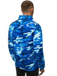 Chaqueta de hombre azul-camuflaje OZONEE JS/SM80Z