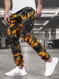 Pantalón jogger de hombre amarillo-caqui OZONEE O/11102
