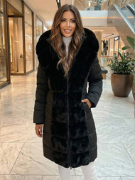 Chaqueta de mujer negra OZONEE JS/5M3158/392Z