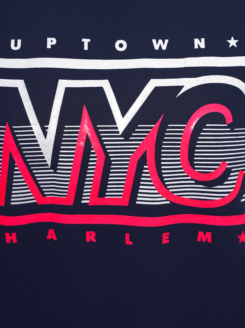 Sudadera de mujer azul marino OZONEE JS/B26008