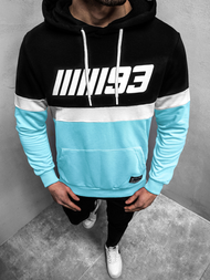 Sudadera de hombre azul claro OZONEE A/0963Z