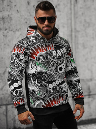 Sudadera de hombre negra OZONEE O/B270