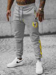Pantalón de chándal de hombre gris OZONEE JS/K10237Z