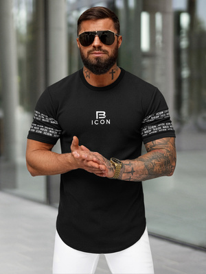 Camiseta de hombre negras OZONEE O/B1213