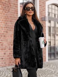 Chaqueta de mujer negra OZONEE JS/11Z8168