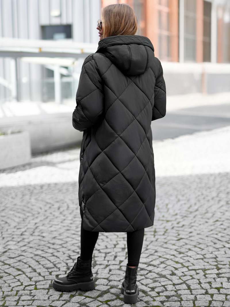 Chaqueta de mujer negra OZONEE JS/5M3168/392Z