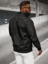 Chaqueta de hombre negra OZONEE JS/5M3212/392