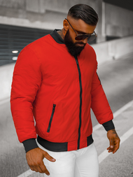Chaqueta de hombre roja OZONEE JS/AK95Z