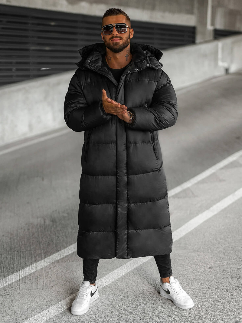 Chaqueta de hombre negra OZONEE O/M3202Z