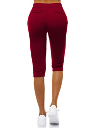 Leggings para mujer burdeos OZONEE JS/1027/C13
