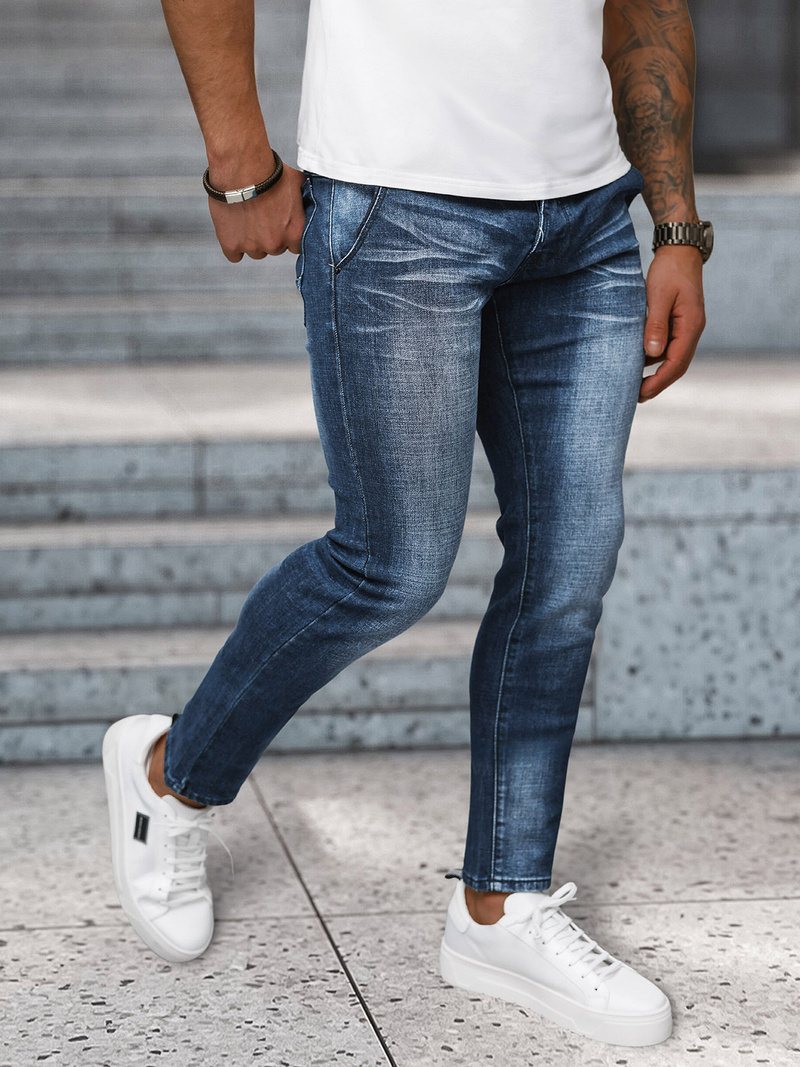 Vaqueros de hombre azul oscuro OZONEE NB/MP0091BS