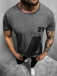 Camiseta de hombre grafita OZONEE JS/SS10932Z