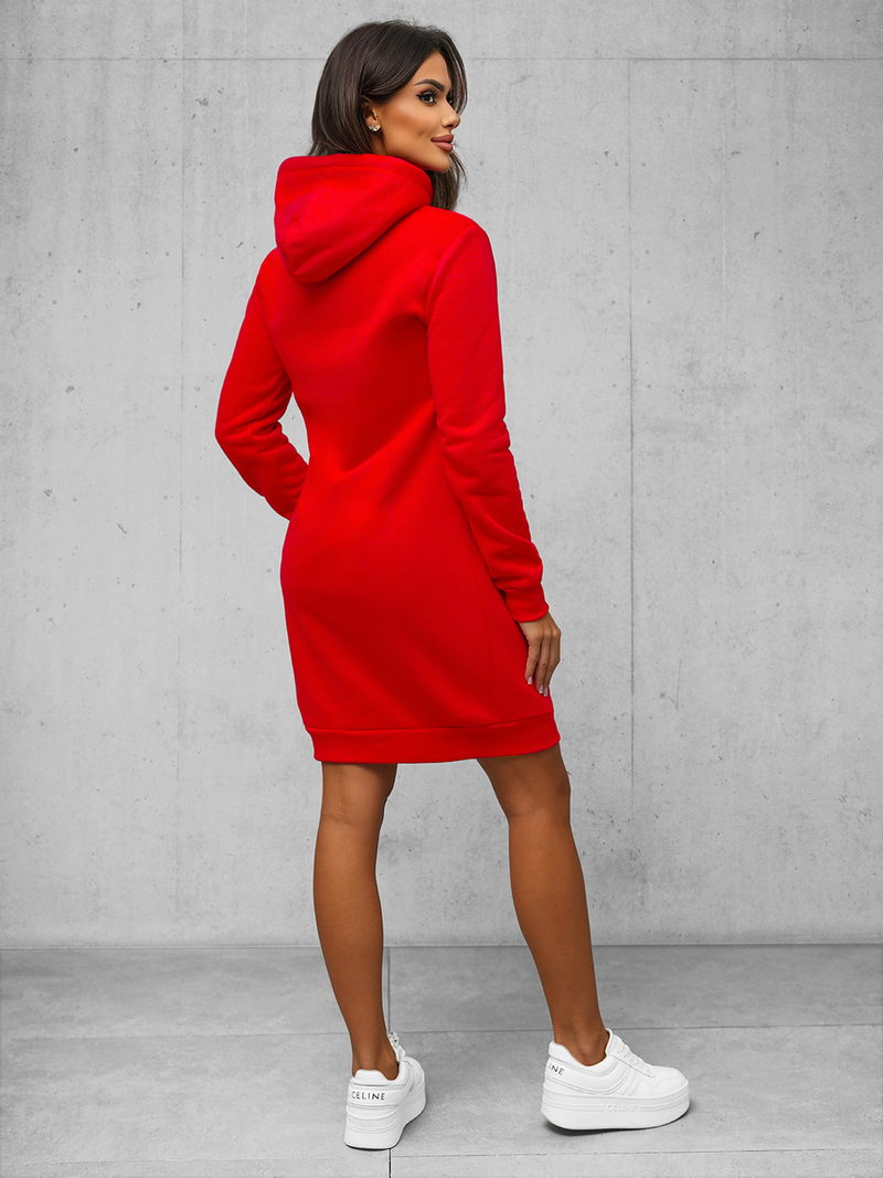 Sudadera de mujer roja OZONEE JS/YS10005/18Z