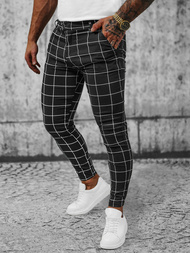 Pantalón chino de hombre negras OZONEE O/P4009