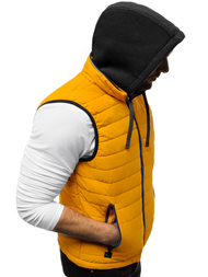 Chaleco de hombre amarilla OZONEE N/6102