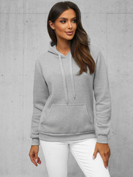 Sudadera de mujer gris OZONEE JS/W02Z