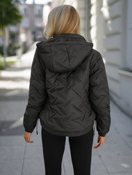 Chaqueta de mujer negra OZONEE JS/16M9315/392A