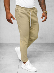 Pantalón chino de hombre beige OZONEE O/K963SP