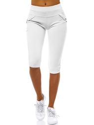 Leggings para mujer blancos OZONEE JS/1041/B11