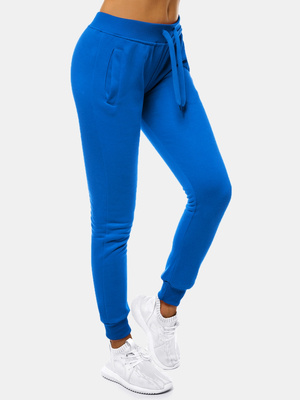 Pantalón de chándal para mujer azul OZONEE JS/CK01