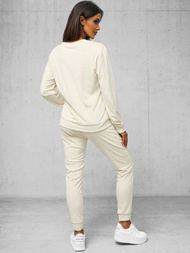 Chándal velour de mujer de crudo OZONEE O/8C1173/155Z